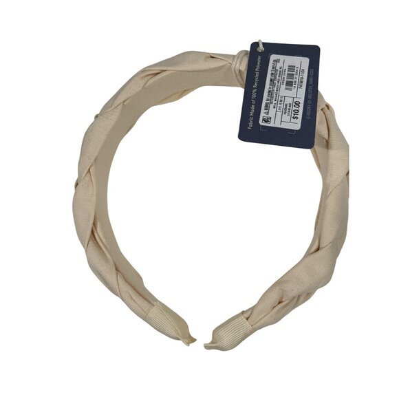 Universal Thread Braided Twisted Beige Headbands Set Of 2 Womens Hair Accessorie - Picture 3 of 4